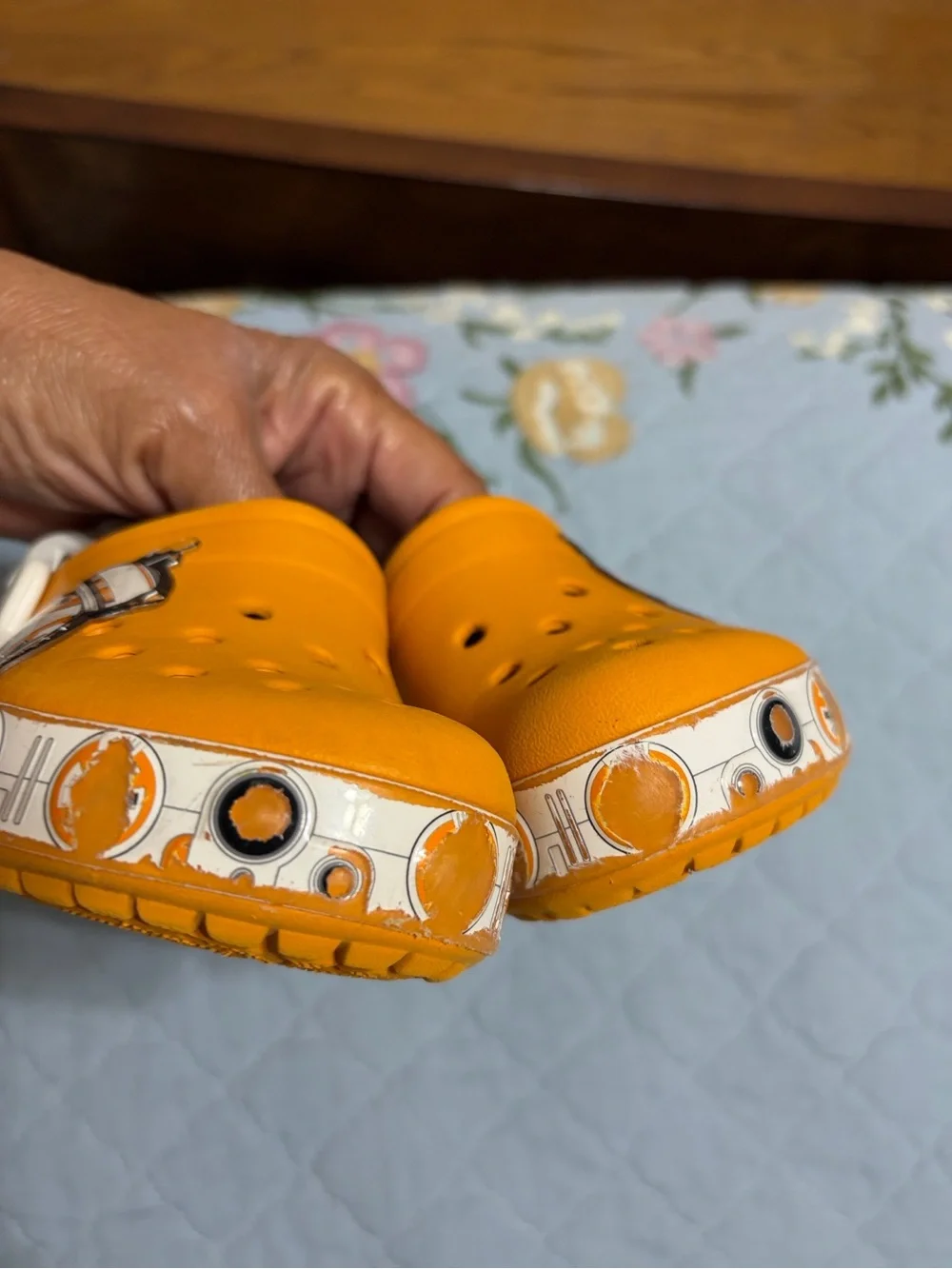 CROCS orange pair